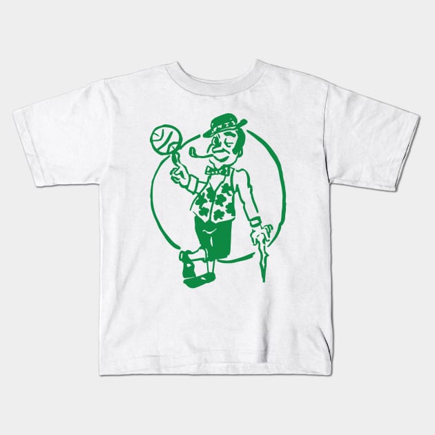 Boston Celticssss 02 Kids T-Shirt by Very Simple Graph